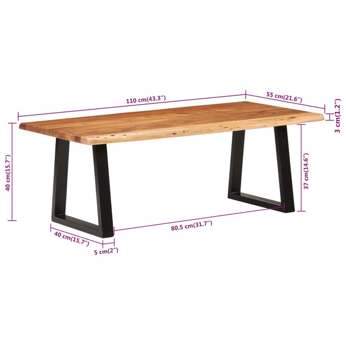 Salontafel Massief Acaciahout