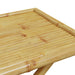 Tuintafel Inklapbaar 110X55X75 Cm Bamboe