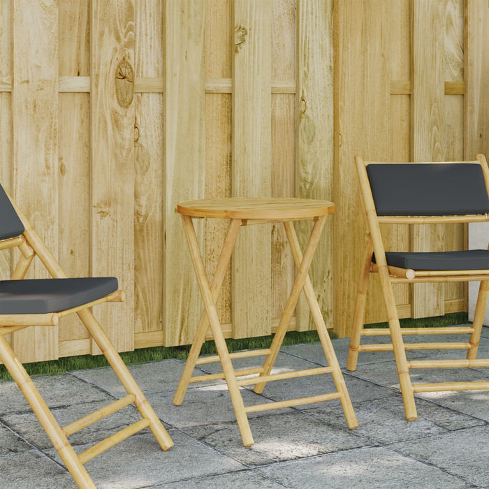 Tuintafel Inklapbaar Ø Bamboe