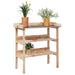 Plantentafel Met Schappen 78X38X82,5 Cm Vurenhout