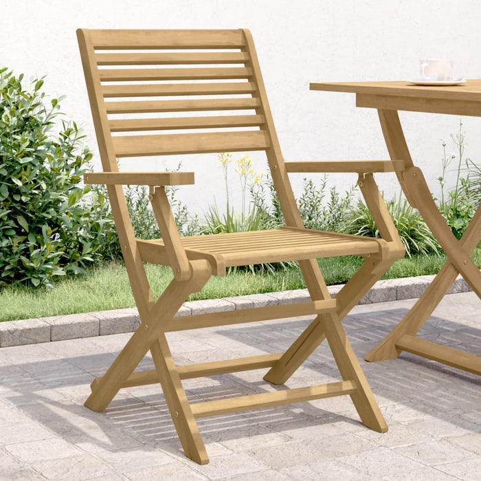 Tuinstoelen Inklapbaar 54,5X61,5X86,5 Cm Acaciahout