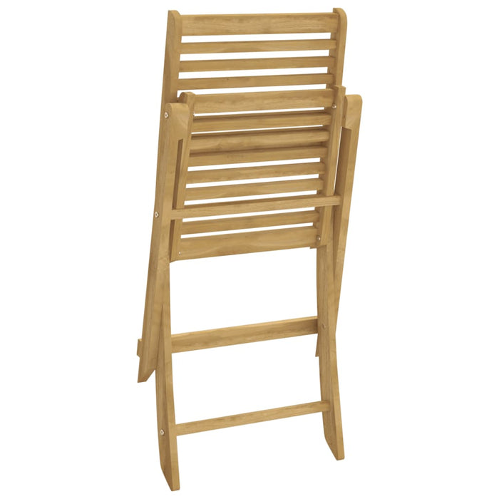 Tuinstoelen Inklapbaar 48,5X61,5X87 Cm Massief Acaciahout