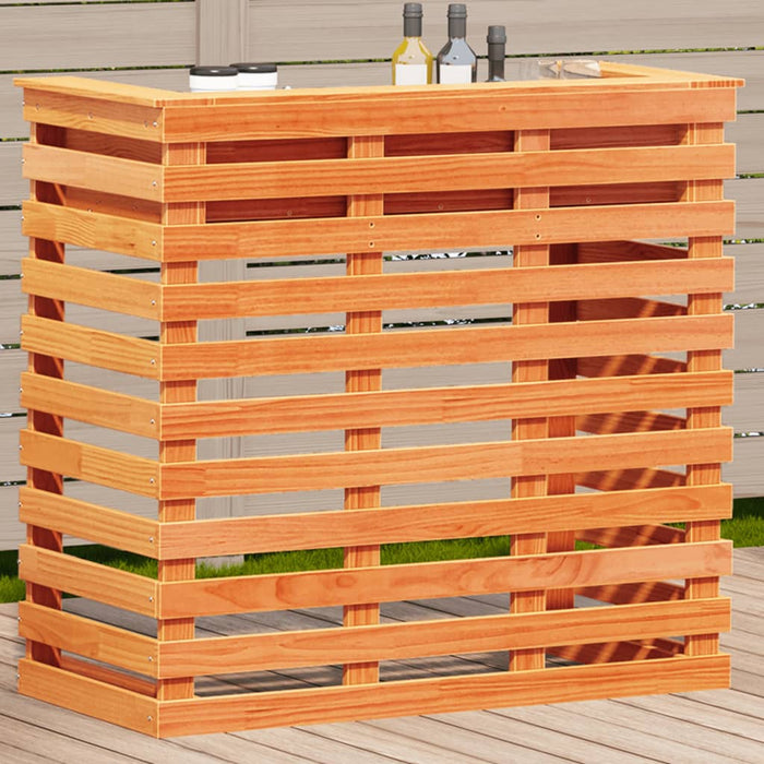 Tuinbartafel Massief Grenenhout