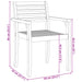 Tuinstoelen 59X55X85 Cm Massief Acaciahout