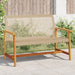 Tuinbank 112 Cm Poly Rattan En Acaciahout