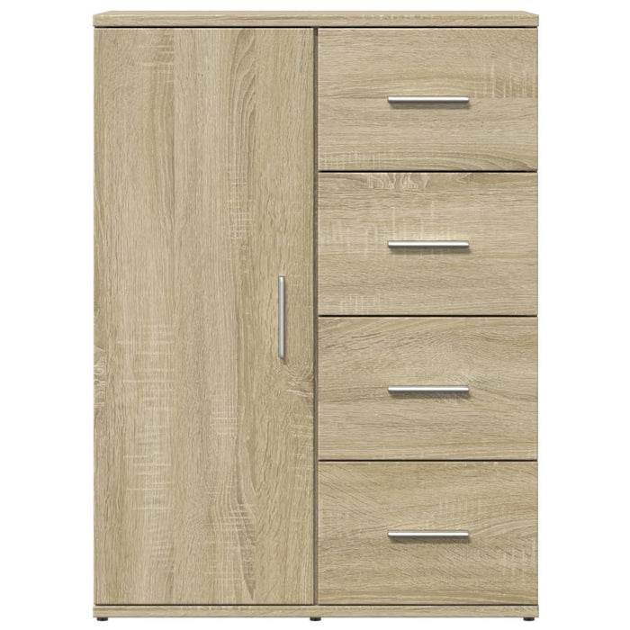 Dressoir 59X39X80 Cm Bewerkt Hout Kleurig