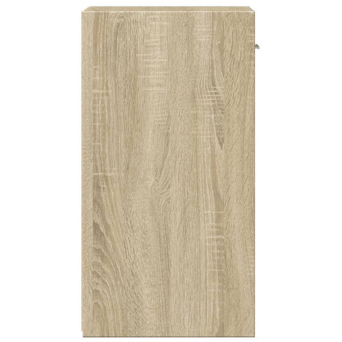 Nachtkastjes 2 St 35X34X65 Cm Bewerkt Hout Sonoma Eikenkleurig