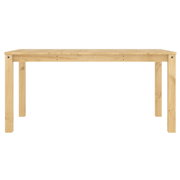 Eettafel Panama 160X80X75 Cm Massief Grenenhout Grijs En Zwart