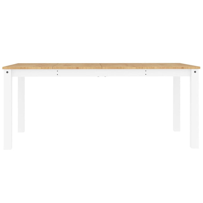 Eettafel Panama 180X90X75 Cm Massief Grenenhout Wit