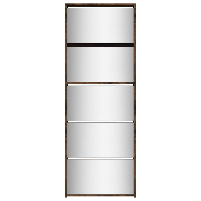 Schoenenkast Met Spiegel 5-Laags 63X7X69,5 Cm