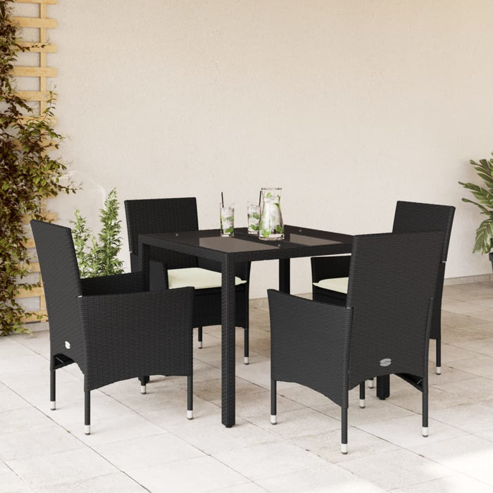 Tuinset Met Kussens Poly Rattan En Acaciahout