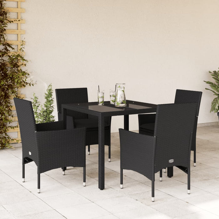 Tuinset Met Kussens Poly Rattan En Acaciahout