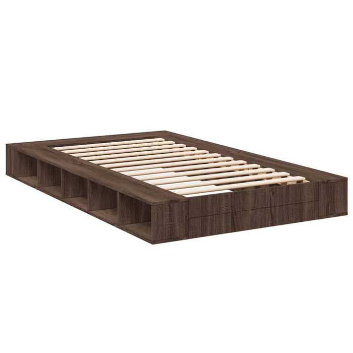 Bedframe Bewerkt Hout