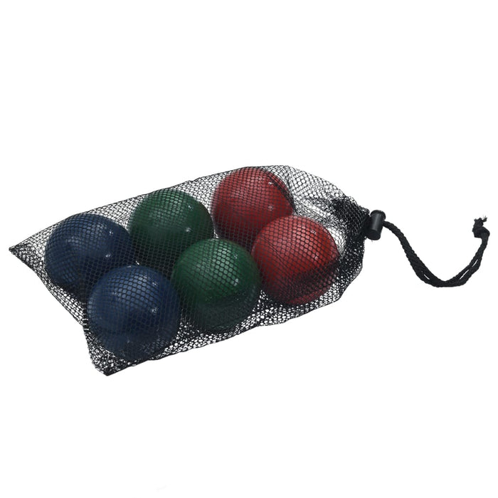 8-Delige Jeu De Boules Ballenset En Draagtas Massief Grenenhout