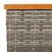 Tuintafel 70X70X25 Cm Poly Rattan En Acaciahout