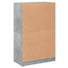 Hoge Kast Met Deuren 68X37X109 Cm Bewerkt Hout Betongrijs