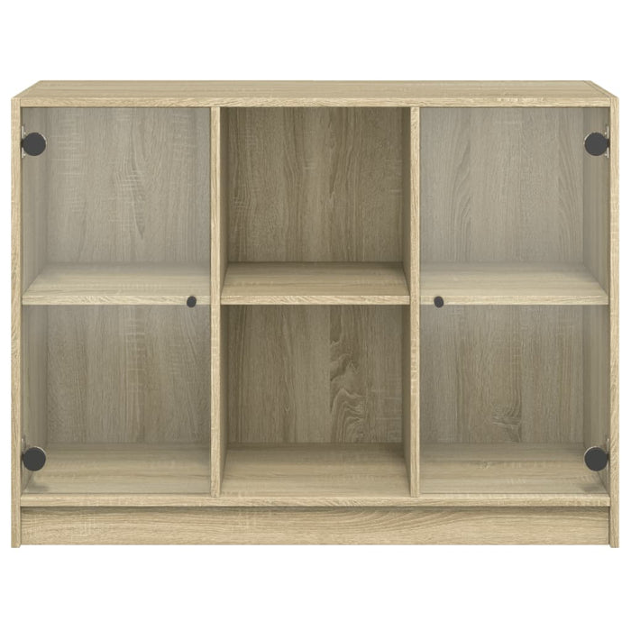 Dressoir 102X37X75,5 Cm Bewerkt Hout Sonoma Eikenkleurig