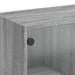 Dressoir 102X37X75,5 Cm Bewerkt Hout Grijs Sonoma Eikenkleurig