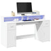 Bureau Met Led-Verlichting Hout Kleur