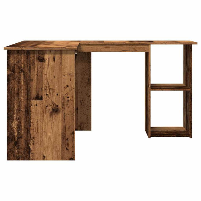 Hoekbureau 120X140X75 Cm Bewerkt Hout Kleurig