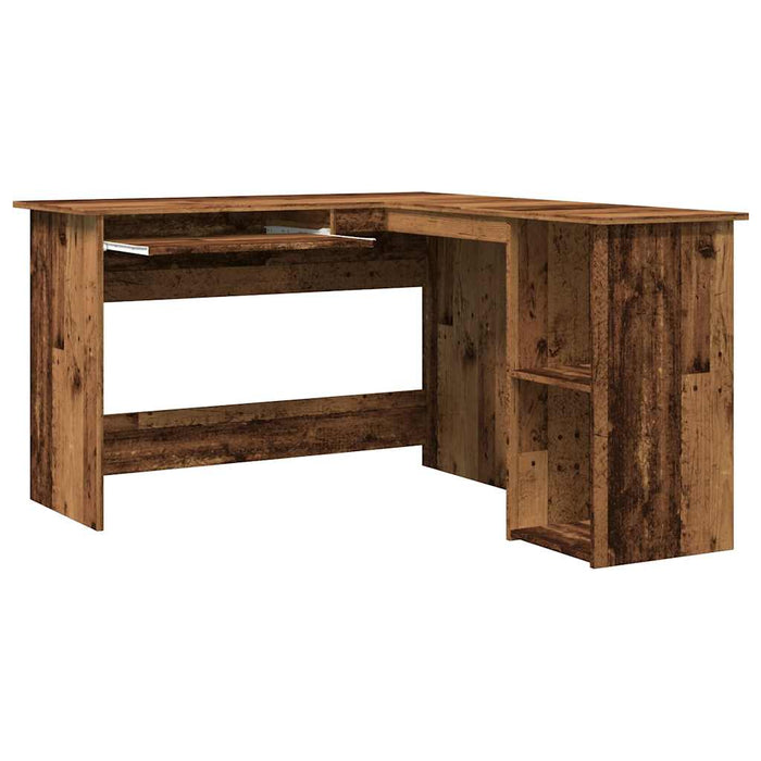 Hoekbureau 120X140X75 Cm Bewerkt Hout Kleurig