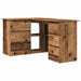 Hoekbureau 145X100X76 Cm Bewerkt Hout Kleurig