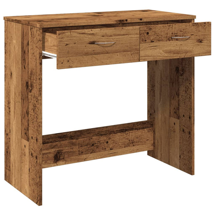 Bureau 80X40X75 Cm Bewerkt Hout Kleurig