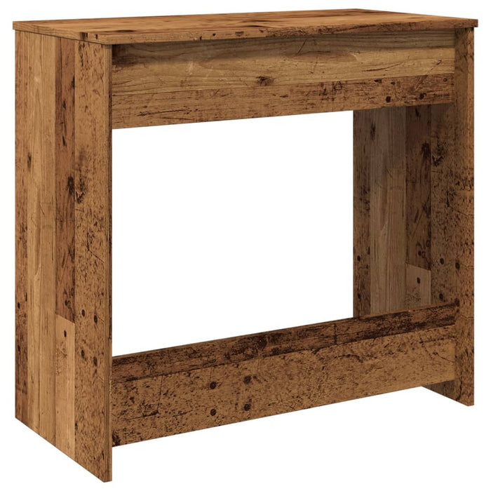 Bureau 80X40X75 Cm Bewerkt Hout Kleurig