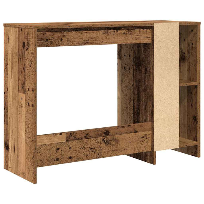 Bureau 102,5X35X75 Cm Bewerkt Hout Kleurig