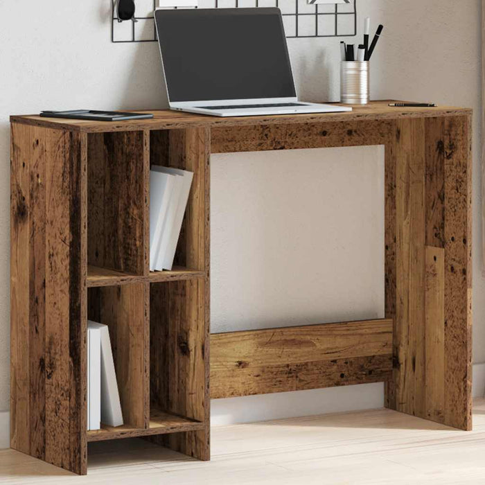 Bureau 102,5X35X75 Cm Bewerkt Hout Kleurig