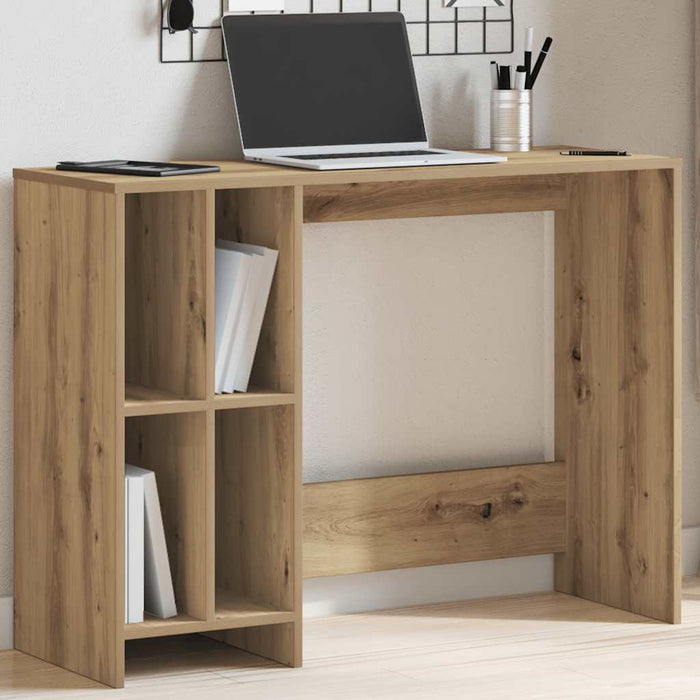 Bureau 102,5X35X75 Cm Bewerkt Hout Kleurig