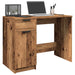 Bureau 100X50X75 Cm Bewerkt Hout Artisanaal Eikenkleur