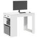 Bureau Met Lade En Plank 102X62X77,5 Cm Hout Artisanaal Eiken