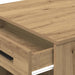 Bureau Met Lade En Plank 102X62X77,5 Cm Hout Artisanaal Eiken