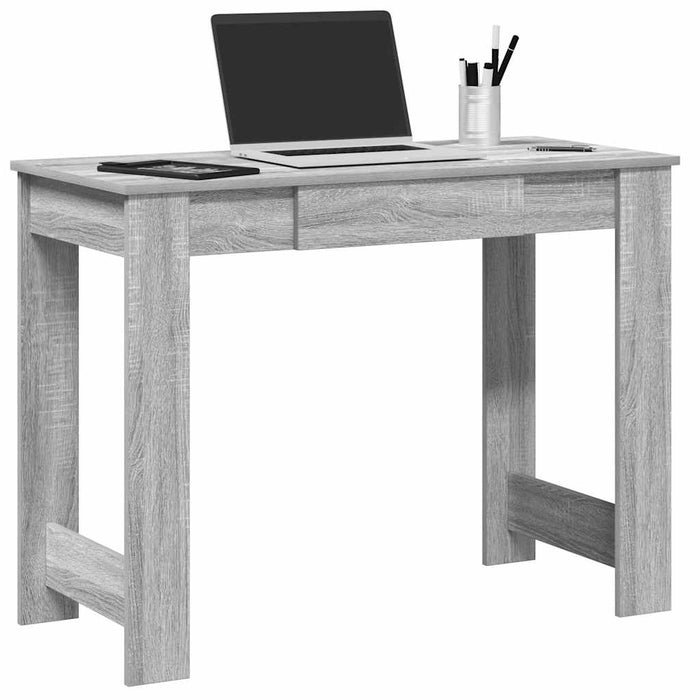 Bureau 100X45X75 Cm Bewerkt Hout Eikenkleurig