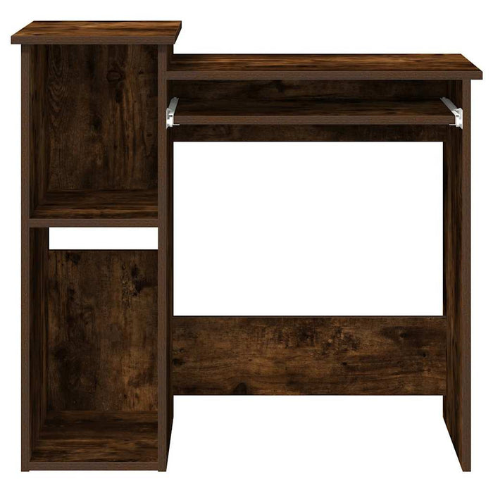 Bureau Met Schappen 84X40X78 Cm Bewerkt Hout