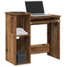 Bureau Met Schappen 84X40X78 Cm Bewerkt Hout