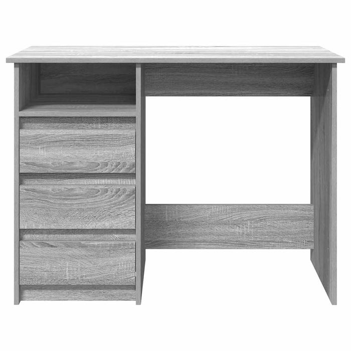 Bureau 102X50X75 Cm Bewerkt Hout Eikenkleurig