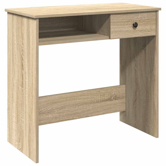 Bureau 80X40X75 Cm Bewerkt Hout Kleurig