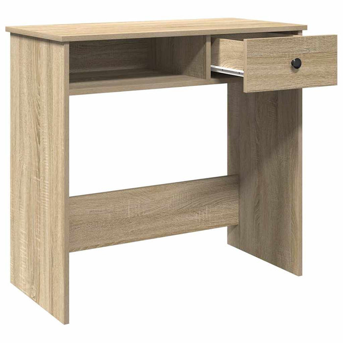 Bureau 80X40X75 Cm Bewerkt Hout Kleurig