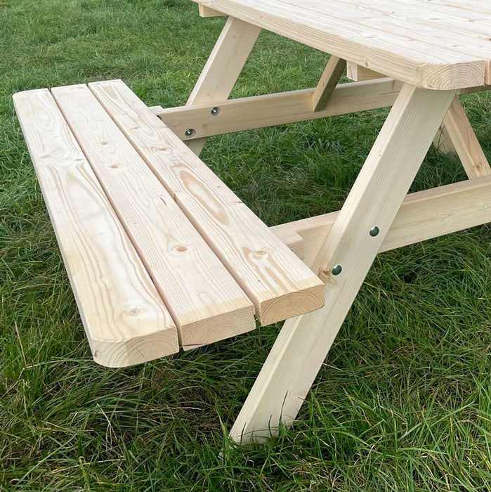 Picknicktafel 150 cm KING ® / 4cm dikte