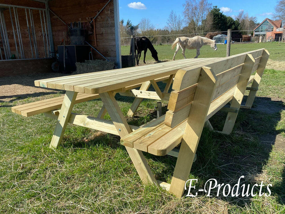 Rugleuning 300 cm KING picknicktafel