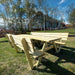 KING&reg; PICKNICKTAFEL 300 cm / 4 cm dikte | Met Rugleuningen