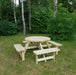 Ronde picknicktafel 8 personen