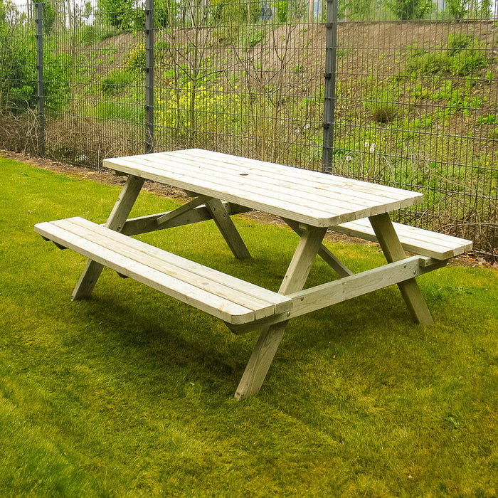 1 x Picknicktafel 200 cm royal KING ® / 4.5 cm dikte - 2de keuze