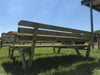 Rugleuning 240 cm KING picknicktafel