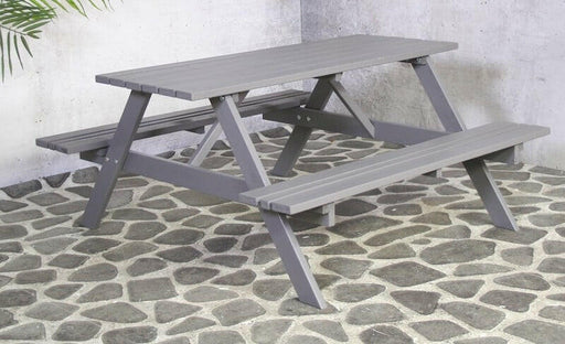 Remia Picknicktafel Grijs 150cm FSC 100%