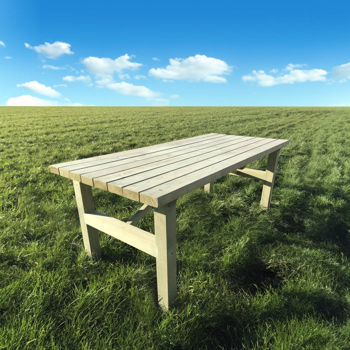 1 stuk - Vuren Houten Tuintafel 200 cm KING® Charles - 2de keuze