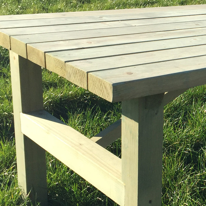 1 stuk - Vuren Houten Tuintafel 200 cm KING® Charles - 2de keuze