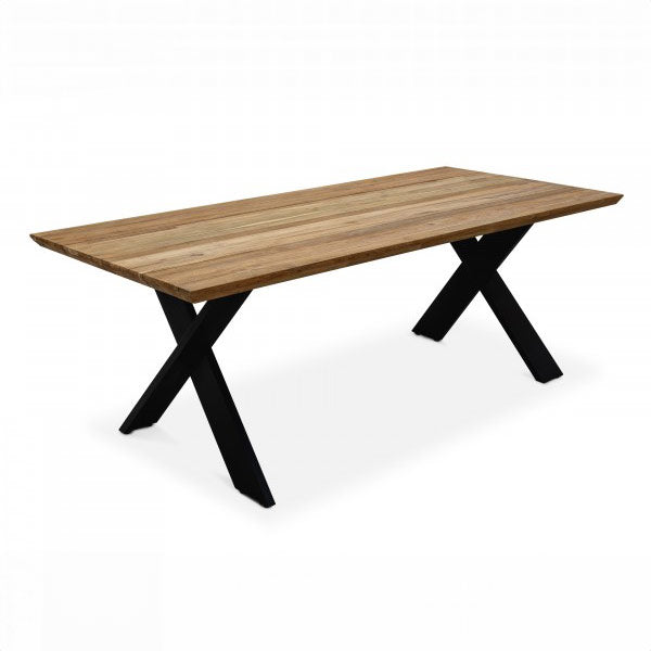 Table de jardin Hamilton Teck 220 cm